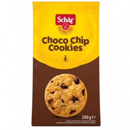 BOLACHAS COM PEPITAS DE CHOCOLATE SEM GLÚTEN 200 G