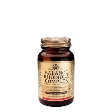 BALANCE RHODIOLA COMPLEX 60 CAPSULAS SOLGAR