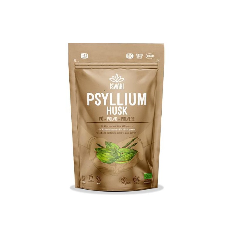 PSYLLIUM HUSK PSILIO PO FIBRA BIO 125 GRS ISWAR