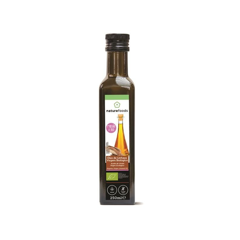 ÓLEO DE LINHAÇA VIRGEM BIOLÓGICO 250 ML NATUREFOODS