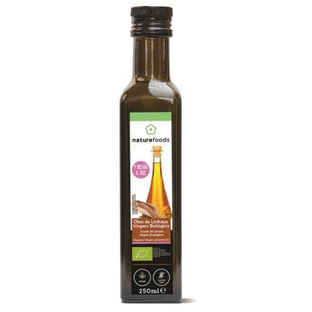 ÓLEO DE LINHAÇA VIRGEM BIOLÓGICO 250 ML NATUREFOODS