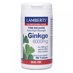 GINKGO 6000 MG 180 COMP LAMBERTS 