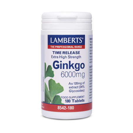 GINKGO 6000 MG 180 COMP LAMBERTS 