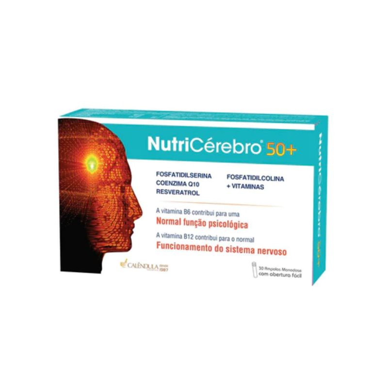 NUTRI CEREBRO 50 mais 30 AMPOLAS CALENDULA