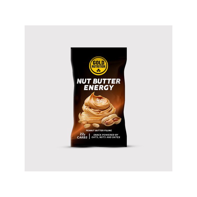 NUT BUTTER ENERGY SNACK PEANUT BUTTER 22 GRS GOLD NUTRITION