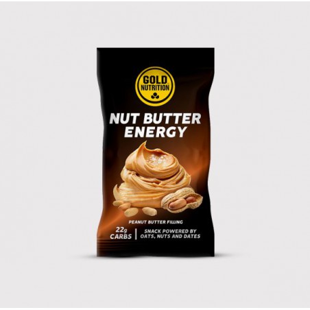 NUT BUTTER ENERGY SNACK PEANUT BUTTER 22 GRS GOLD NUTRITION