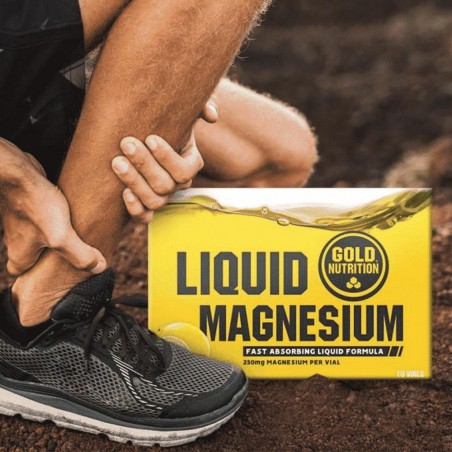 MAGNESIUM 25 ML 10 FRASCOS GOLD NUTRITION