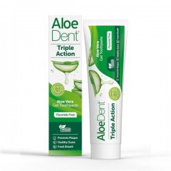 ALOEDENT TRIPLE ACCION DENTIFRICO SEM FLUOR 100 ML
