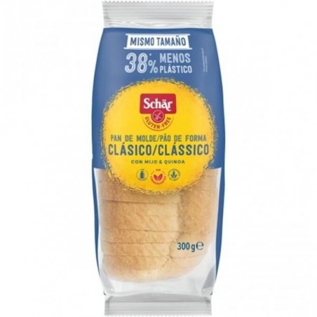 PÃO DE FORMA CLÁSSICO SEM GLÚTEN 300 G SCHAR